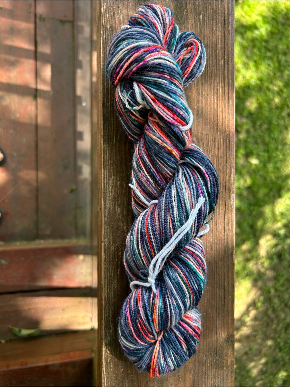 Hedgehog Fibers Kimono colorway fingering weight superwash wool